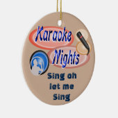 Rond En Céramique Karaoke - ornement (Droite)
