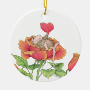 Rond En Céramique Maison-Souris Designs® - ornement de