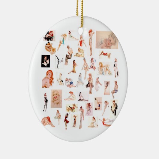 Rond En Céramique Mesdames, Mesdames ! Ornement (Droite)