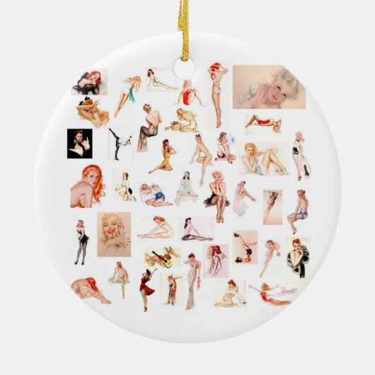 Rond En Céramique Mesdames, Mesdames ! Ornement (Dos)