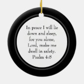 Rond En Céramique Noir simple :  Image : Mémorial : Ornement (Dos)