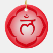 Rond En Céramique Ornement Chakra II (Dos)