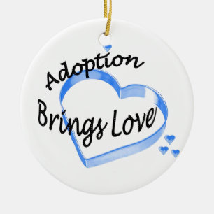 Rond En Céramique Ornement d'adoption