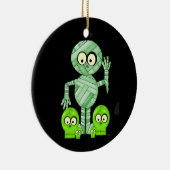 Rond En Céramique Ornement d'amis de Halloween (Droite)