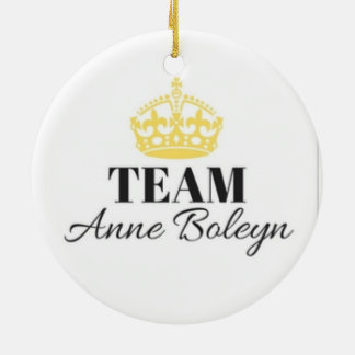 Rond En Céramique Ornement d'Anne Boleyn d'équipe