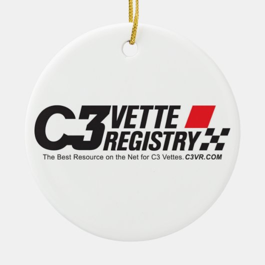 Rond En Céramique Ornement de C3VR (Devant)