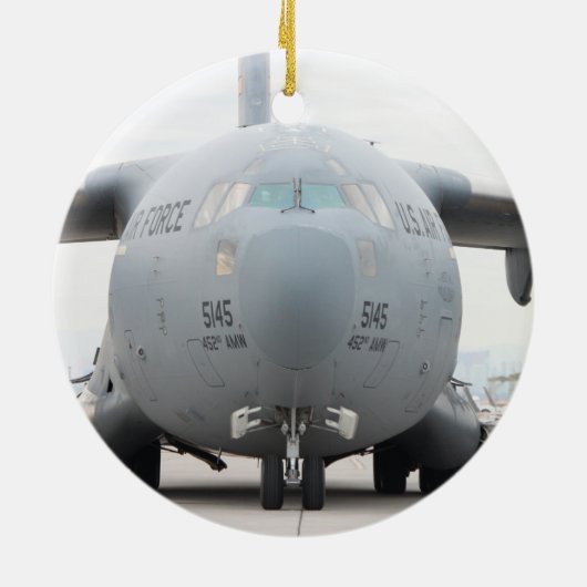 Rond En Céramique Ornement de C-17 Globemaster (Dos)