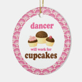 Rond En Céramique Ornement de cadeau de danseur (Gauche)