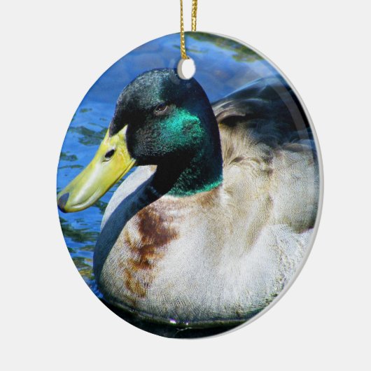 Rond En Céramique Ornement de canard (Gauche)