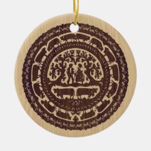 Rond En Céramique Ornement de coupe suisse