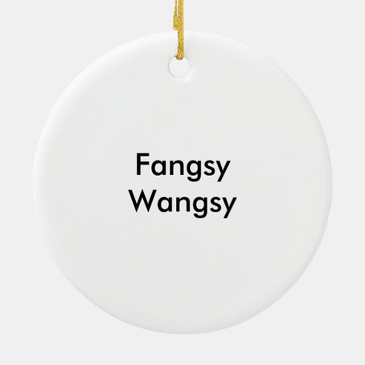 Rond En Céramique Ornement de Fangsy (Dos)