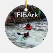 Rond En Céramique Ornement de FIBArk (Dos)