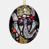 Rond En Céramique Ornement de Ganesh (Droite)
