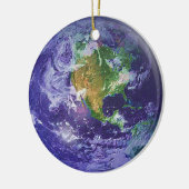 Rond En Céramique Ornement de globe (Gauche)