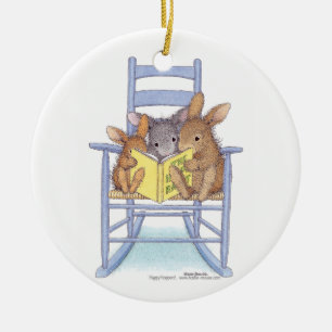 Rond En Céramique Ornement de HappyHoppers®