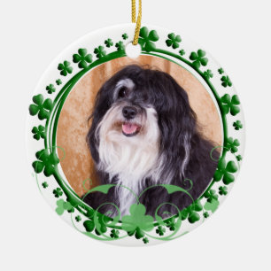 Rond En Céramique Ornement de jour de Havanese St Patrick