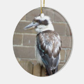 Rond En Céramique Ornement de Kookaburra (Gauche)