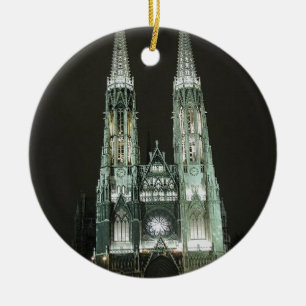 Rond En Céramique Ornement de l'église Notre-Dame