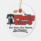 Rond En Céramique Ornement de logo (Gauche)