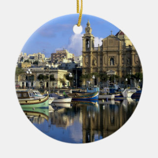 Rond En Céramique Ornement de LONDRES R-U