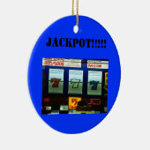 ROND EN CÉRAMIQUE ORNEMENT DE MACHINE À SOUS (Droite)