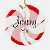 Rond En Céramique Ornement de menthe (Devant)