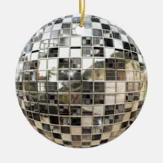 Rond En Céramique Ornement de Mirrorball de disco
