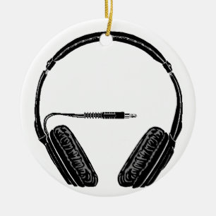 Rond En Céramique Ornement de musique