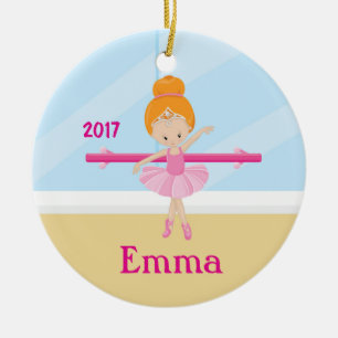 Rond En Céramique Ornement de pièce de ballet de couronne de
