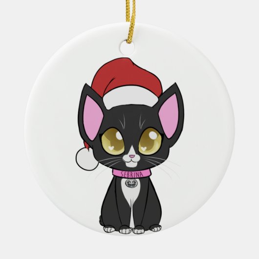 Rond En Céramique Ornement de Sebrina ! (Devant)