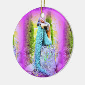 Rond En Céramique ornement de sirène rêveur (Gauche)