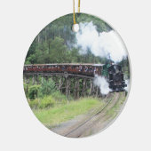 Rond En Céramique Ornement de train de fret (Gauche)