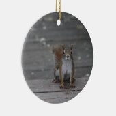 Rond En Céramique Ornement d'écureuil (Droite)