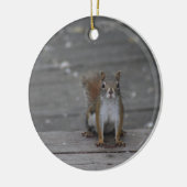 Rond En Céramique Ornement d'écureuil (Gauche)