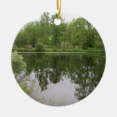 Rond En Céramique Ornement d'étang (Devant)