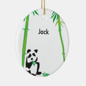 Rond En Céramique Ornement d'ours panda ! (Droite)