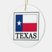 Rond En Céramique Ornement du Texas (Gauche)