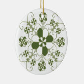 Rond En Céramique Ornement letton (Droite)