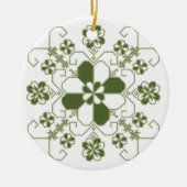 Rond En Céramique Ornement letton (Devant)