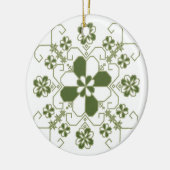 Rond En Céramique Ornement letton (Gauche)