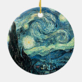 Rond En Céramique Ornement - Nuit étoilée (Dos)