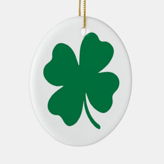 Rond En Céramique Ornement shamrock (Droite)