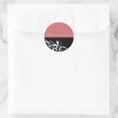 Rond Enregistrer la date - Sticker Mariage (Sac)