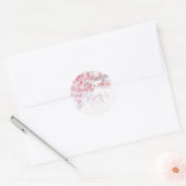 ROND ENVELOPE SEAL STICKER : CHERRY BLOSSOM (Enveloppe)