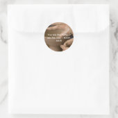 Rond Esaïe 64:8 Sticker (Sac)