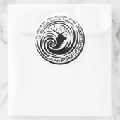 Rond Estes Wind white sticker (Sac)