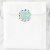 Rond Été et couleurs primaires Sticker d'impression mod (Sac)