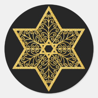 Rond Étoile de David Sticker