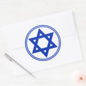 Rond Étoile de David Sticker (Enveloppe)