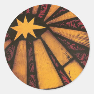 Rond Étoile de Noël - Sticker